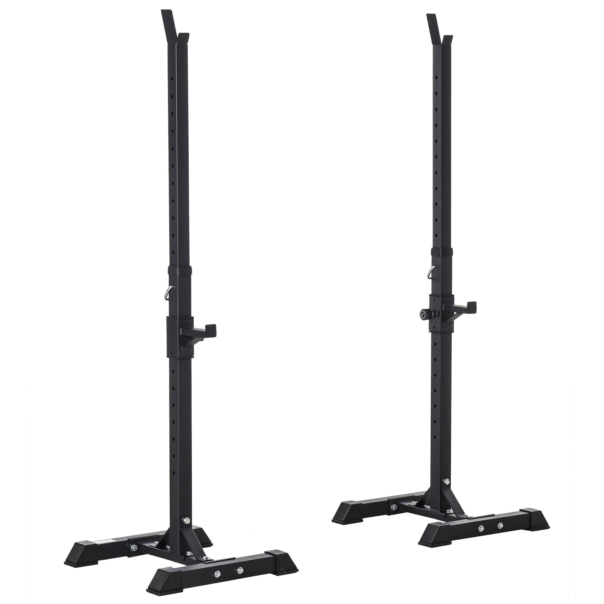 Heavy Duty Weights Bar Barbell Squat Stand Stands Barbell Rack Spotter GYM Fitness Power Rack Holder Bench New