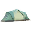 5-6 Person Dome Camping Tent with UV Protection and Water Resistance - Dark Green