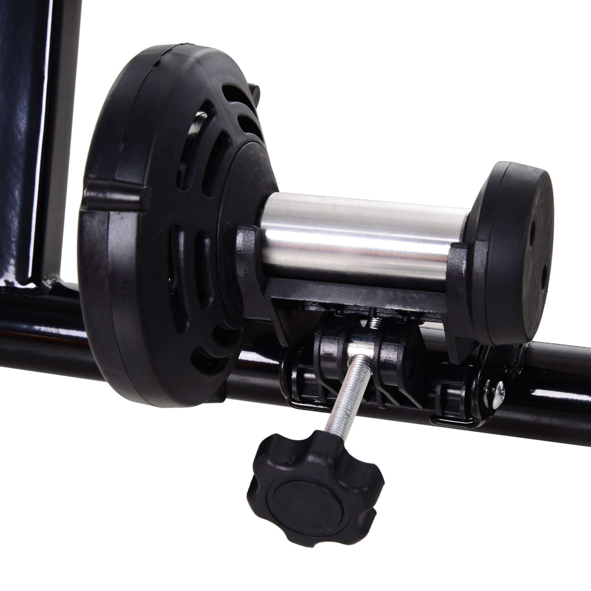 Foldable Indoor Bike Turbo Trainer-Black