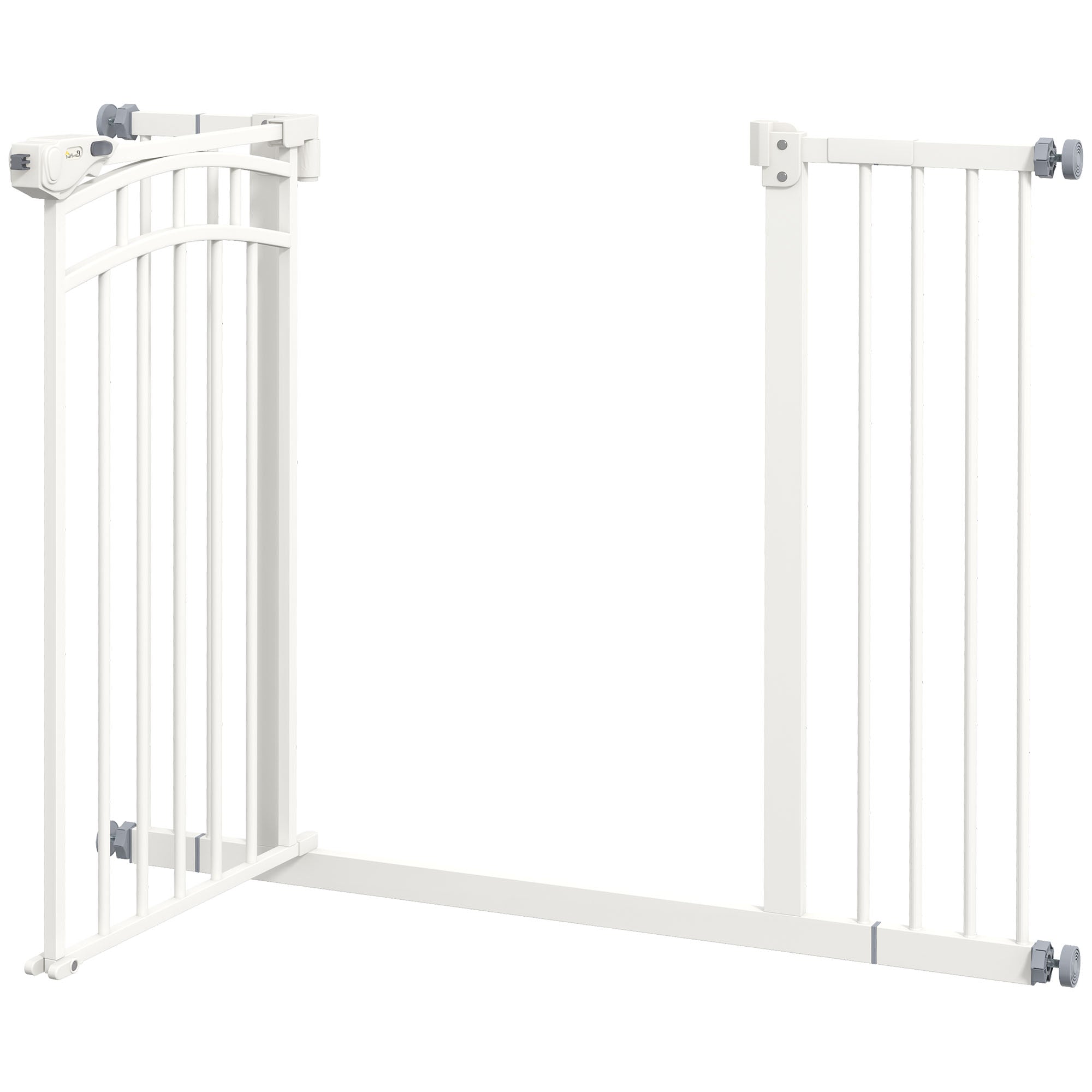 Pressure Fit Stair Gate, Dog Gate w/ Auto Closing Door for Small, Medium Dog, Easy Installation, for Width 74 to 100cm