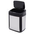20L Luxury Automatic Sensor Kitchen Dustbin with Removable Bucket - Silver Black