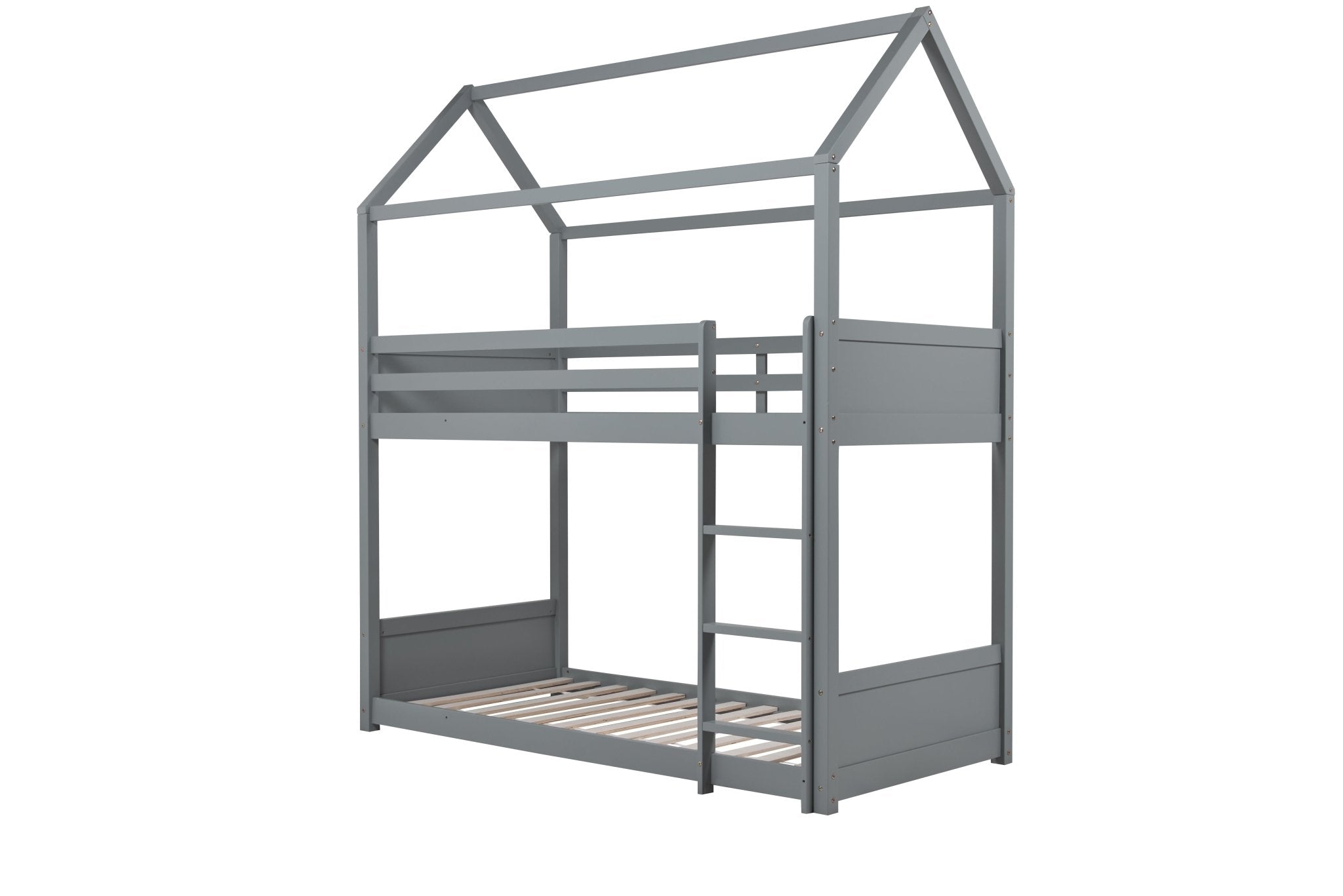 Home Bunk Bed - Grey - Bedzy UK modern and affordable home furniture England