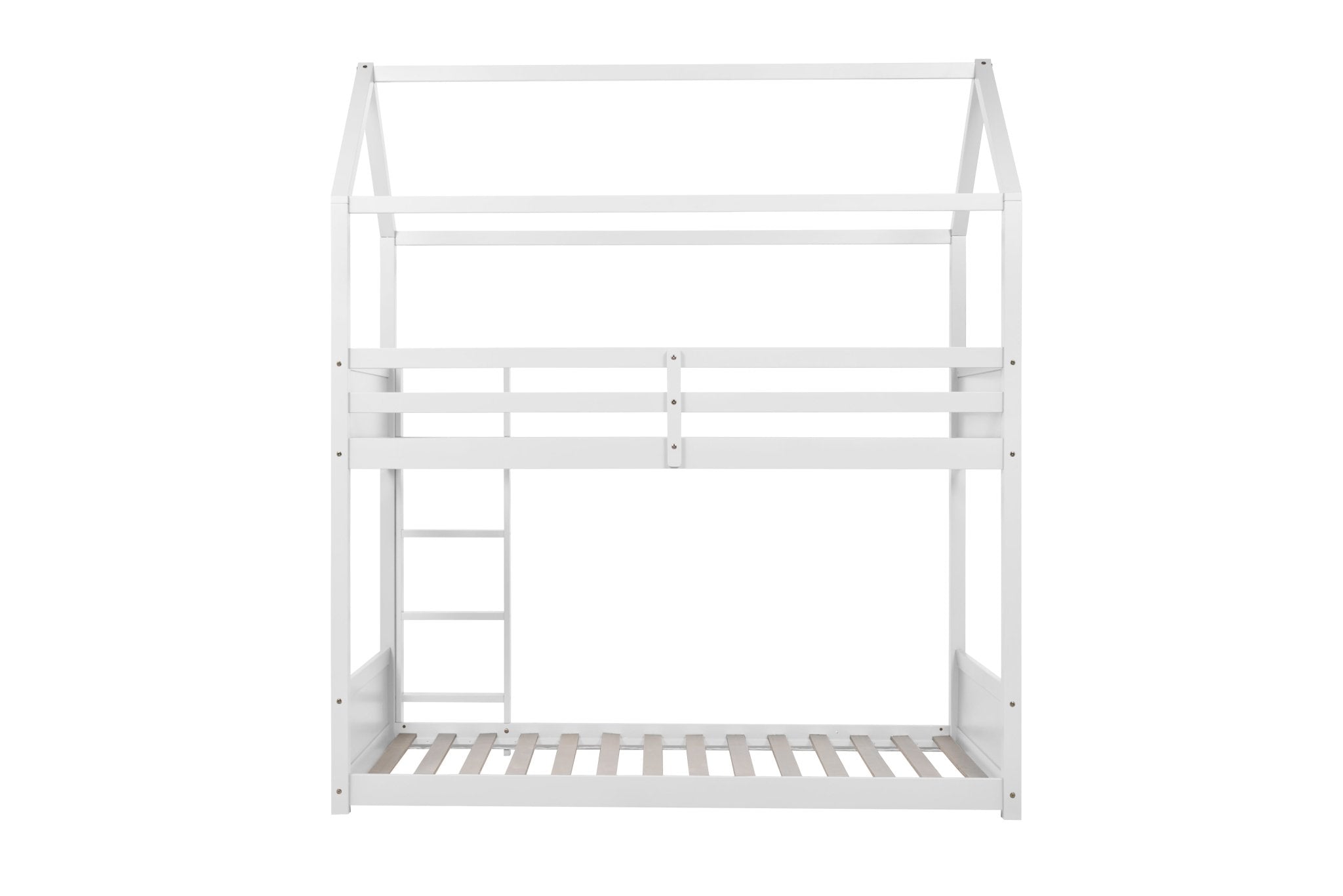 Home Bunk Bed - White - Bedzy UK modern and affordable home furniture England