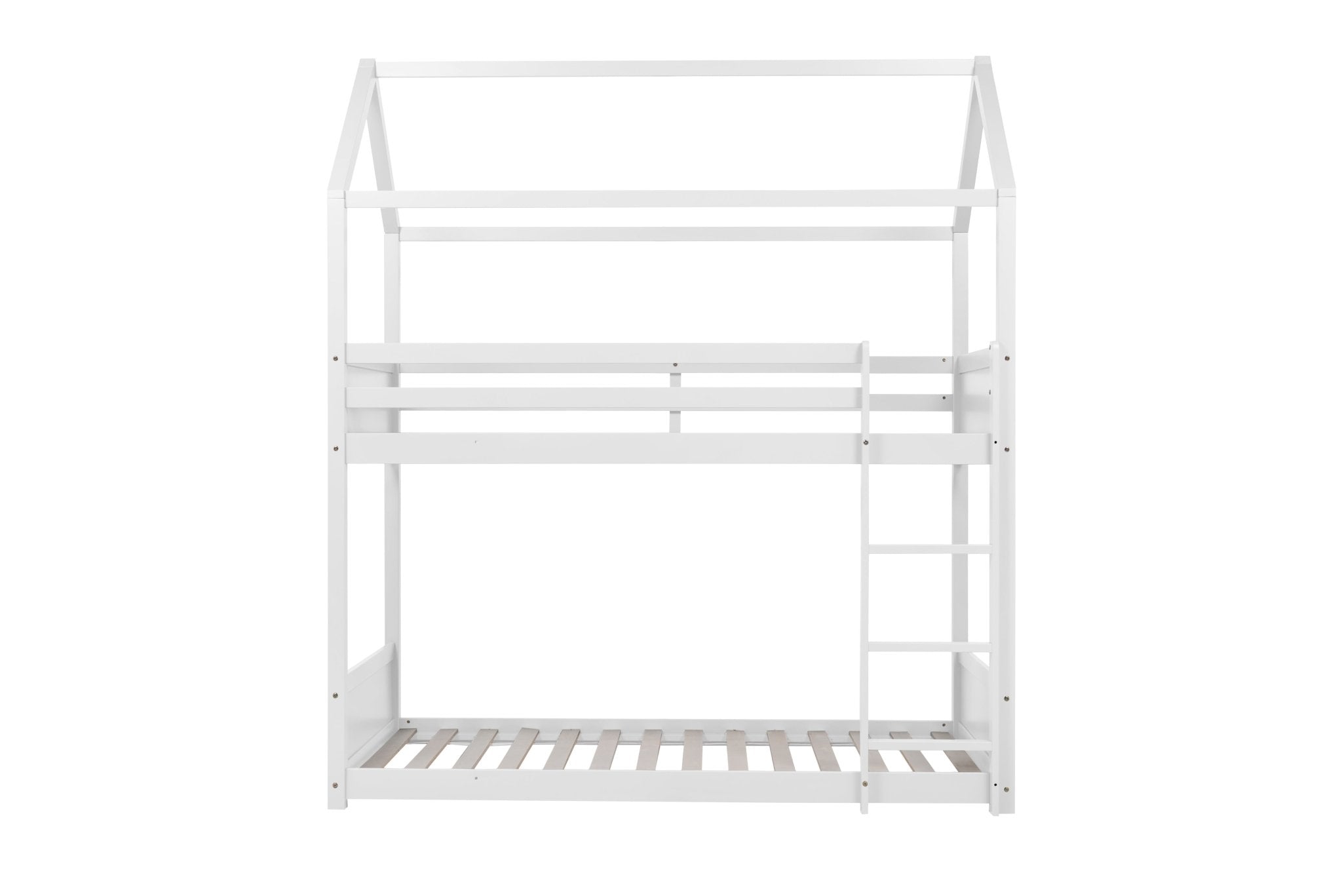 Home Bunk Bed - White - Bedzy UK modern and affordable home furniture England