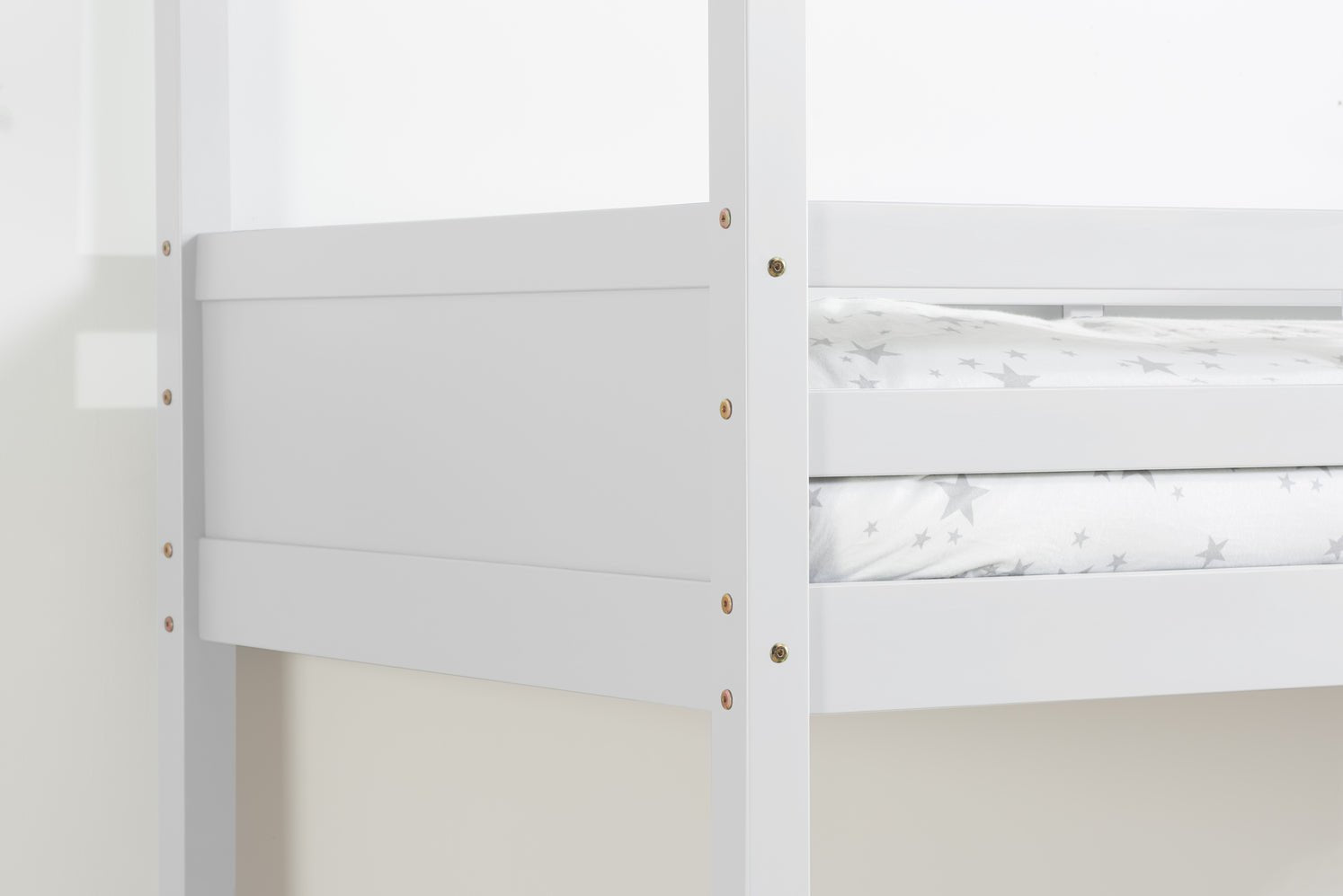 Home Bunk Bed - White - Bedzy UK modern and affordable home furniture England