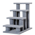 Pet Stair Steps for Small and Older Pets Climbing Assistance Ladder 63.5x43x60cm - Grey