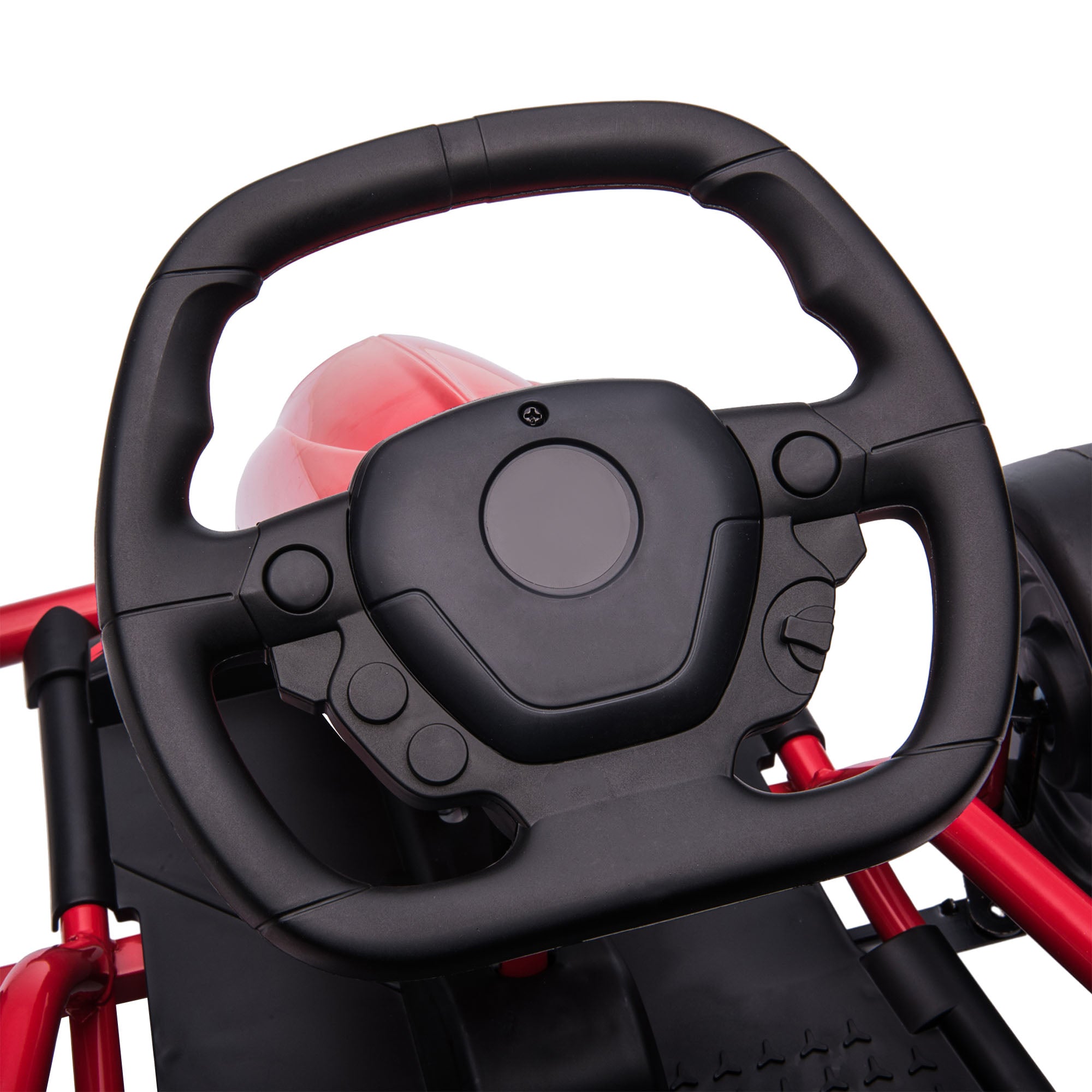 24V Electric Kids Go Kart with Drift and 2 Speeds for Ages 8-12 - Red