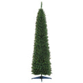 2.1m Artificial Pine Christmas Tree with Plastic Stand - Green