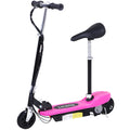 Outdoor Ride On Powered Scooter for Kids 120W Motor Bike with 2 x 12V Batteries - Pink
