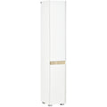 Modern Tall Bathroom Storage Cabinet with Adjustable Shelves - White