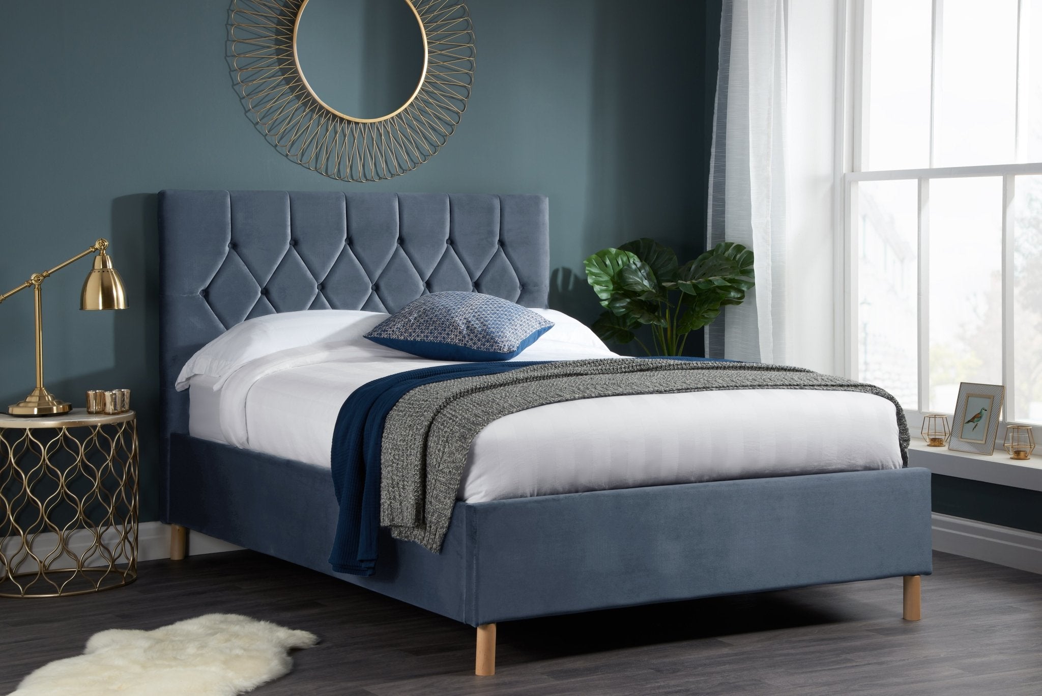 Loxley Double Ottoman Bed - Bedzy UK modern and affordable home furniture England