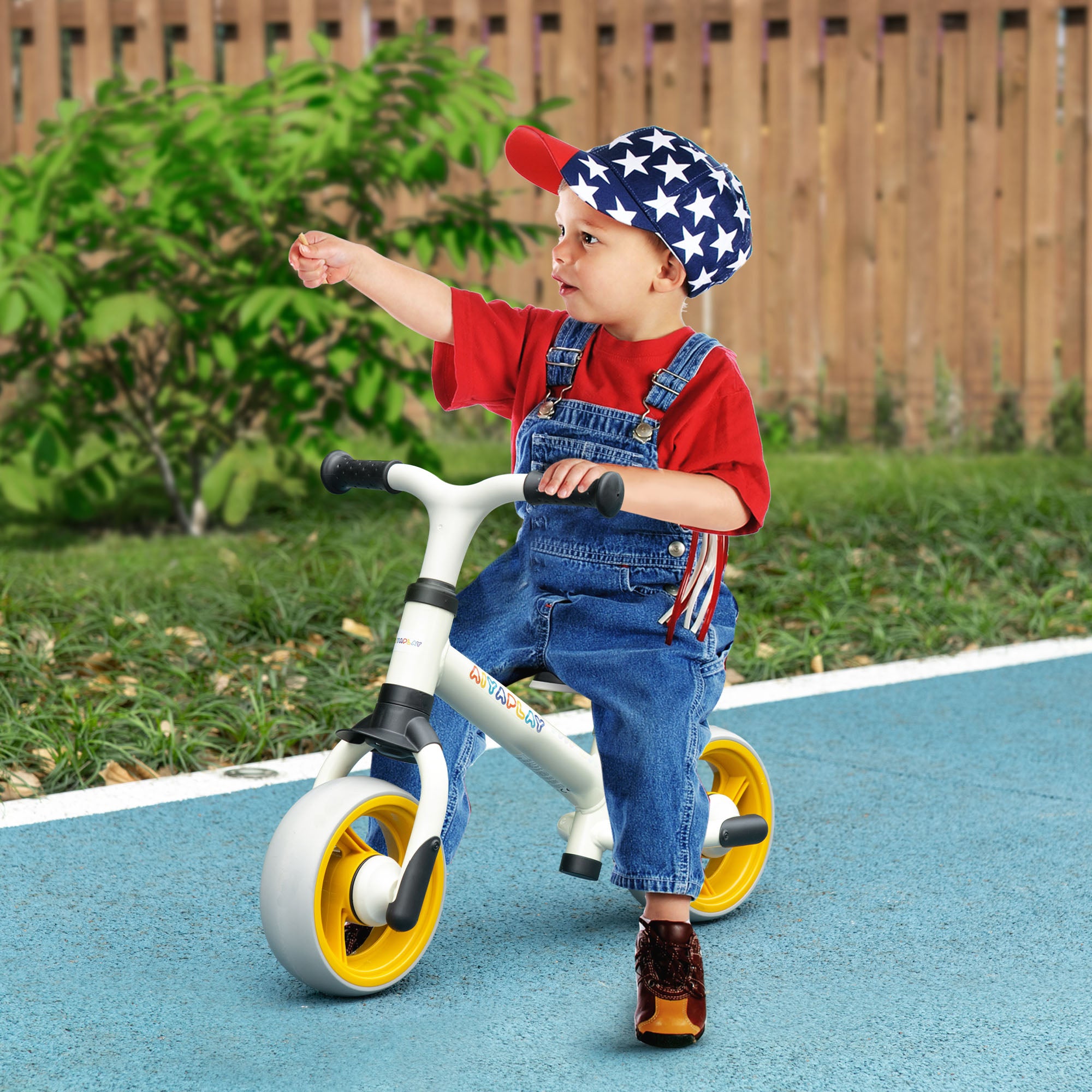 8" Balance Bike, Lightweight Training Bike for Children, with Adjustable Seat, EVA Wheels, Easy installation - Orange