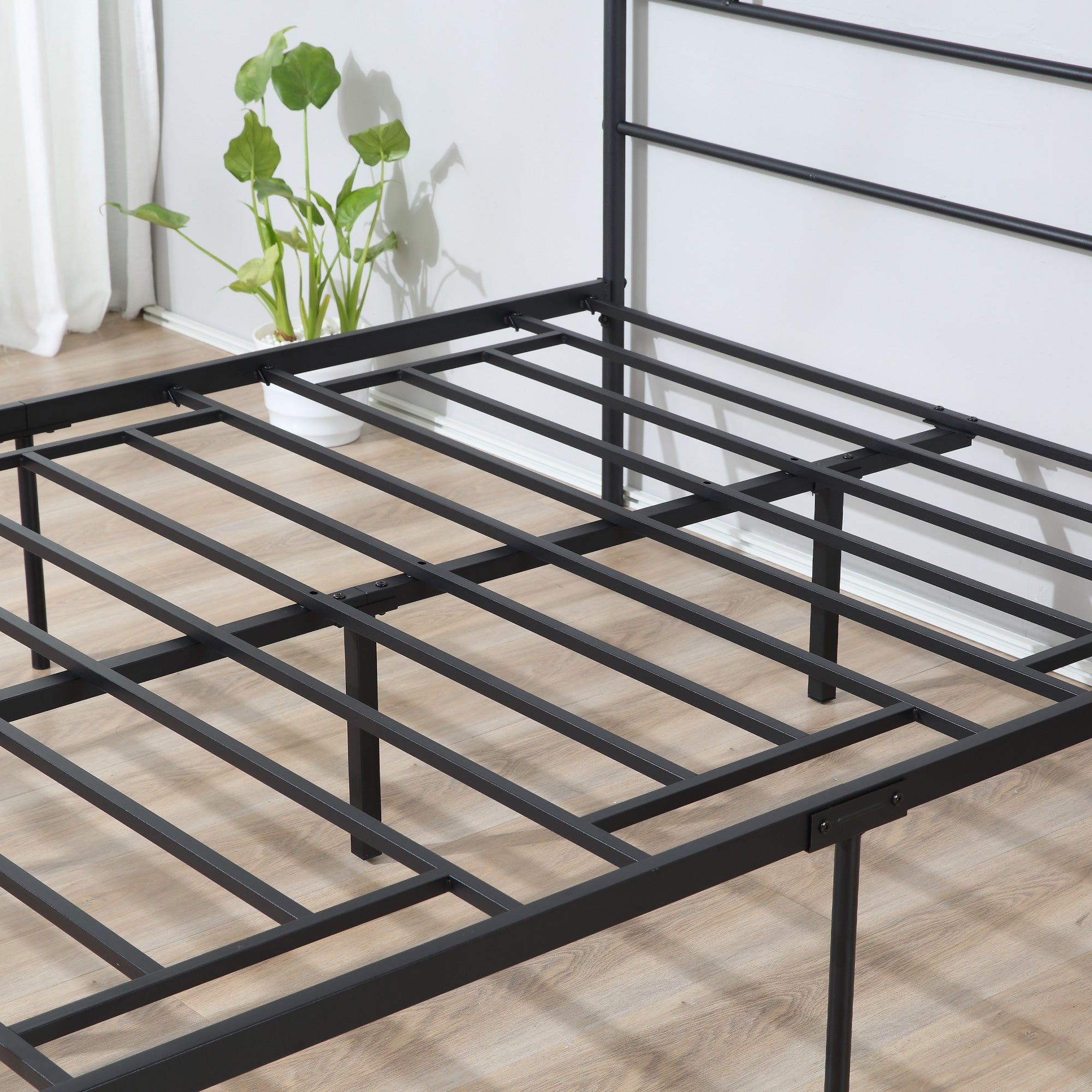 Direct Home Furniture Basics King Metal Bed Frame Black