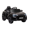 Audi RS Q8 Licensed 6V Ride-On Electric Car with Parental Remote, Music & Lights - Black