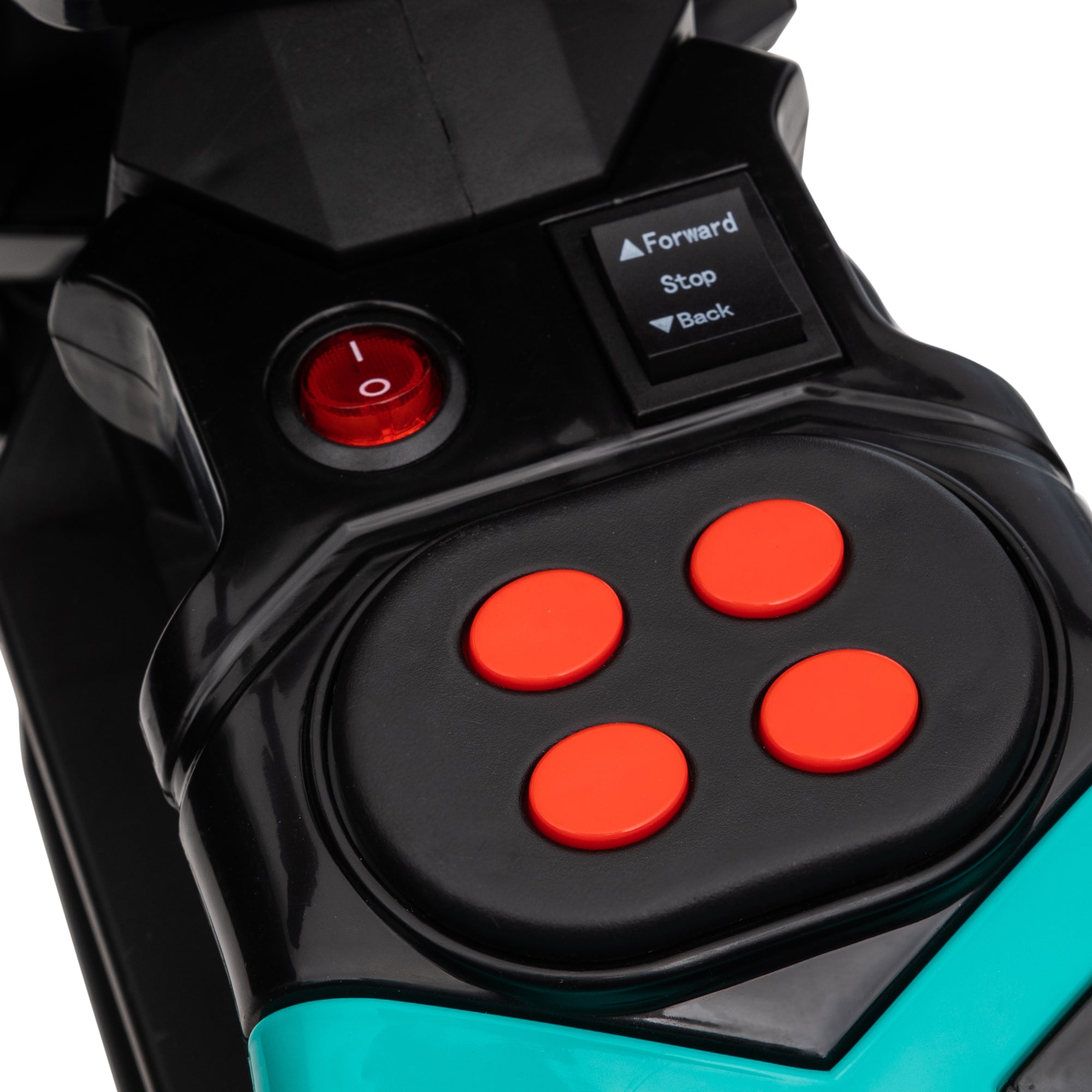 Kids Electric Motorbike with Siren, Horn, Headlights & Training Wheels for Ages 3-5 Years - Black