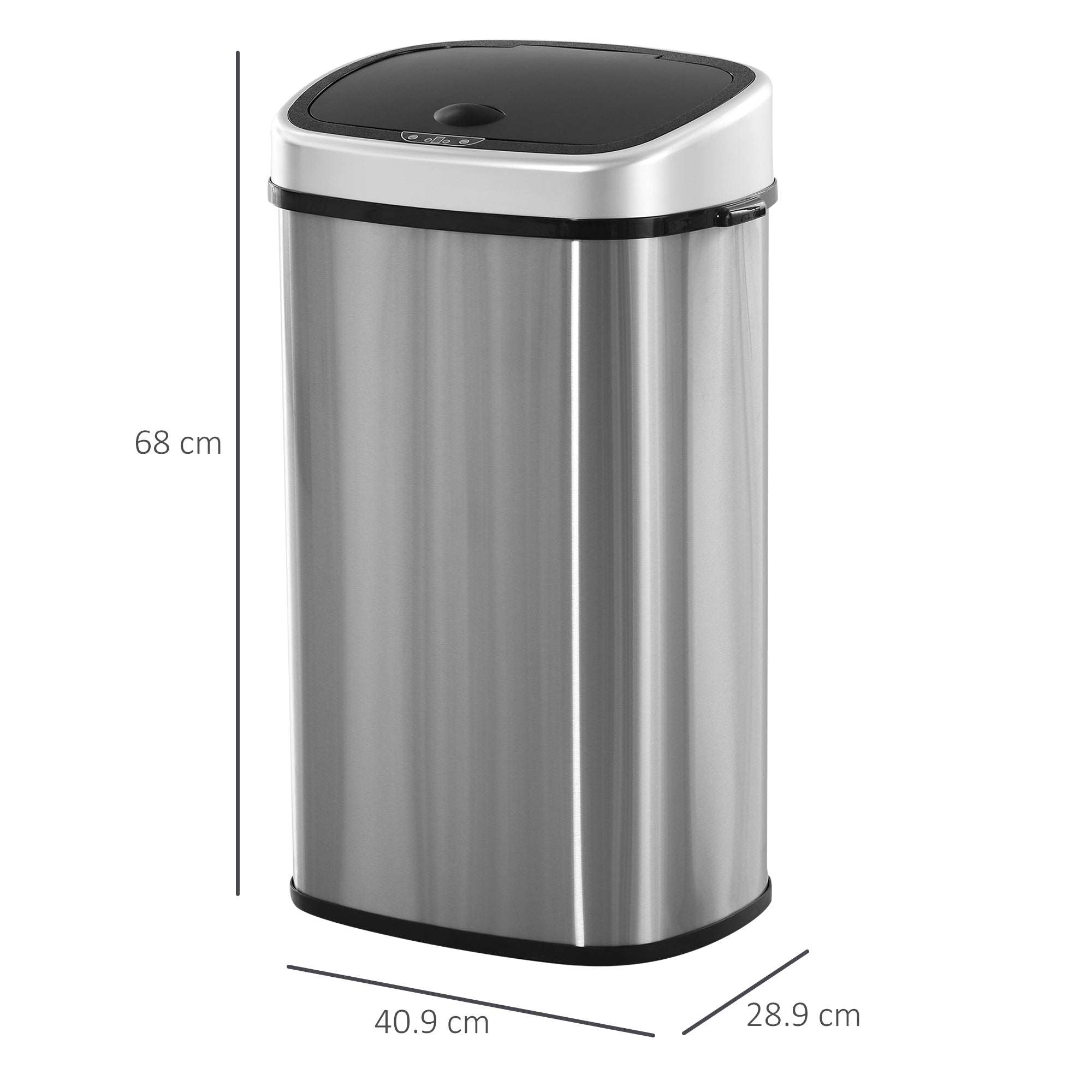 Sensor Bin, Stainless Steel, 58L