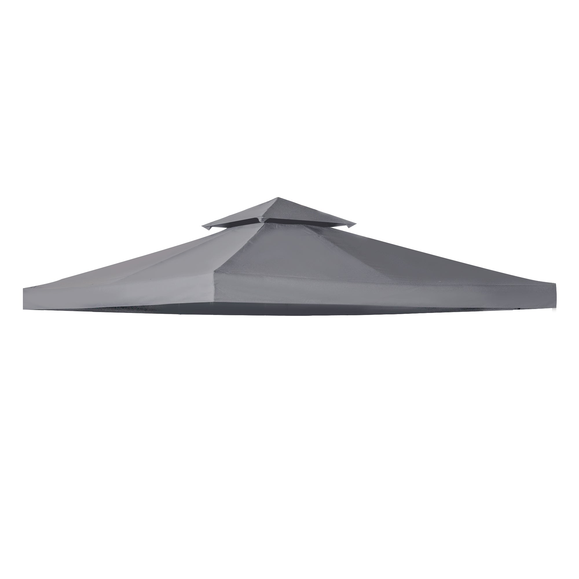 3 x 3(m) Gazebo Canopy Roof Top Replacement Cover Spare Part Deep Grey (TOP ONLY)