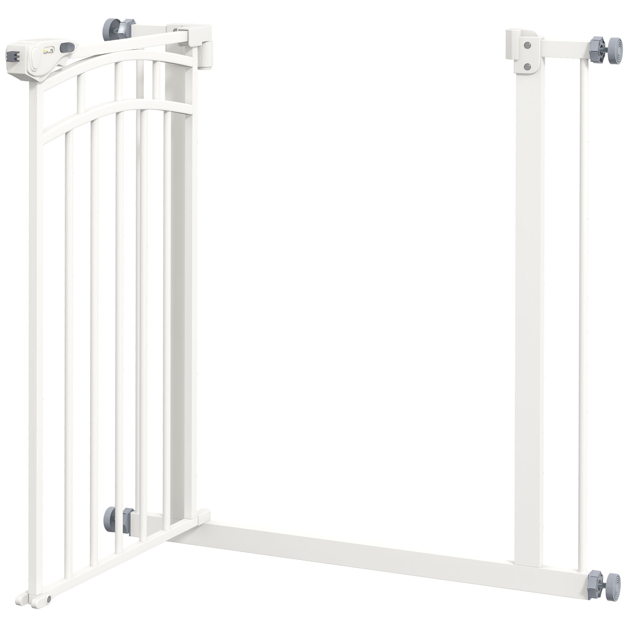 Pressure Fit Stair Gate, Dog Gate w/ Auto Closing Door, for Small, Medium Dog, Easy Installation, for 74-80cm Opening