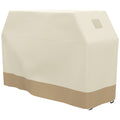 Large Durable Waterproof Rectangular BBQ Grill Cover - Beige