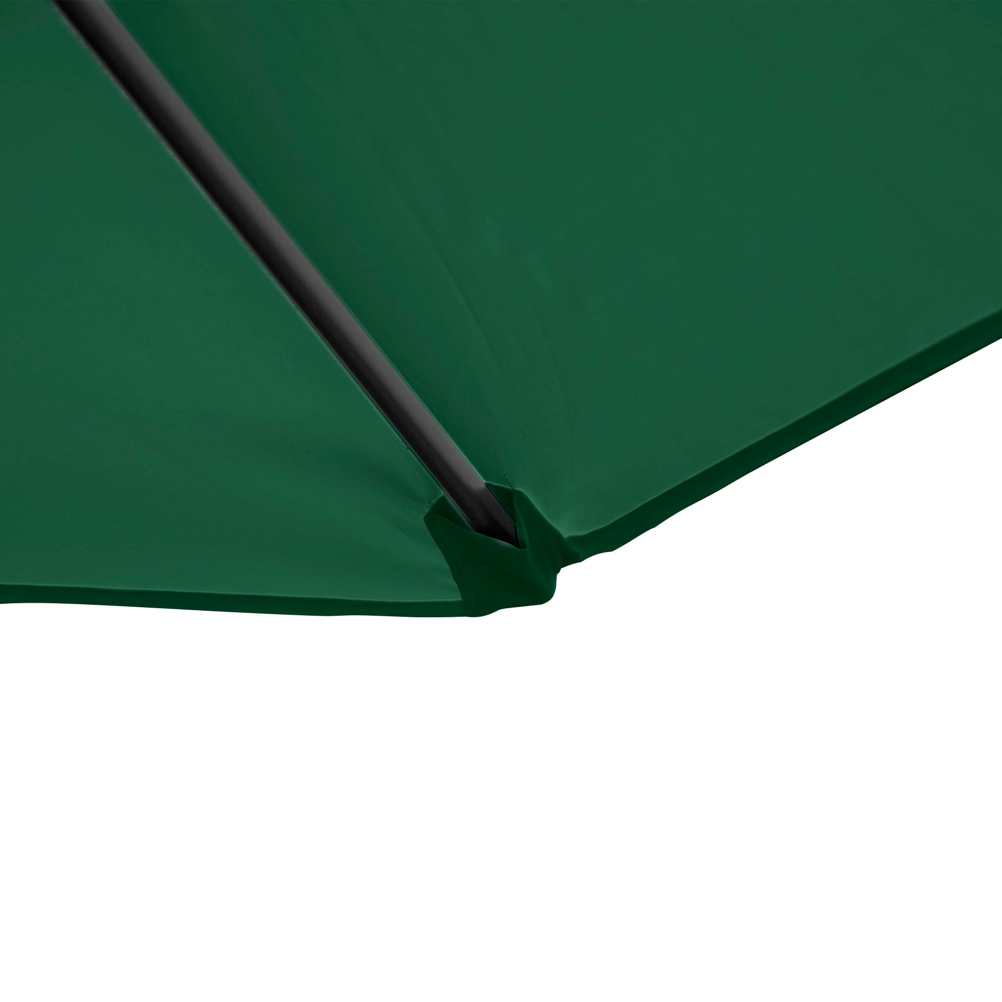 2.5 Metre Offset Cantilever Garden Umbrella with Cross Base - Green