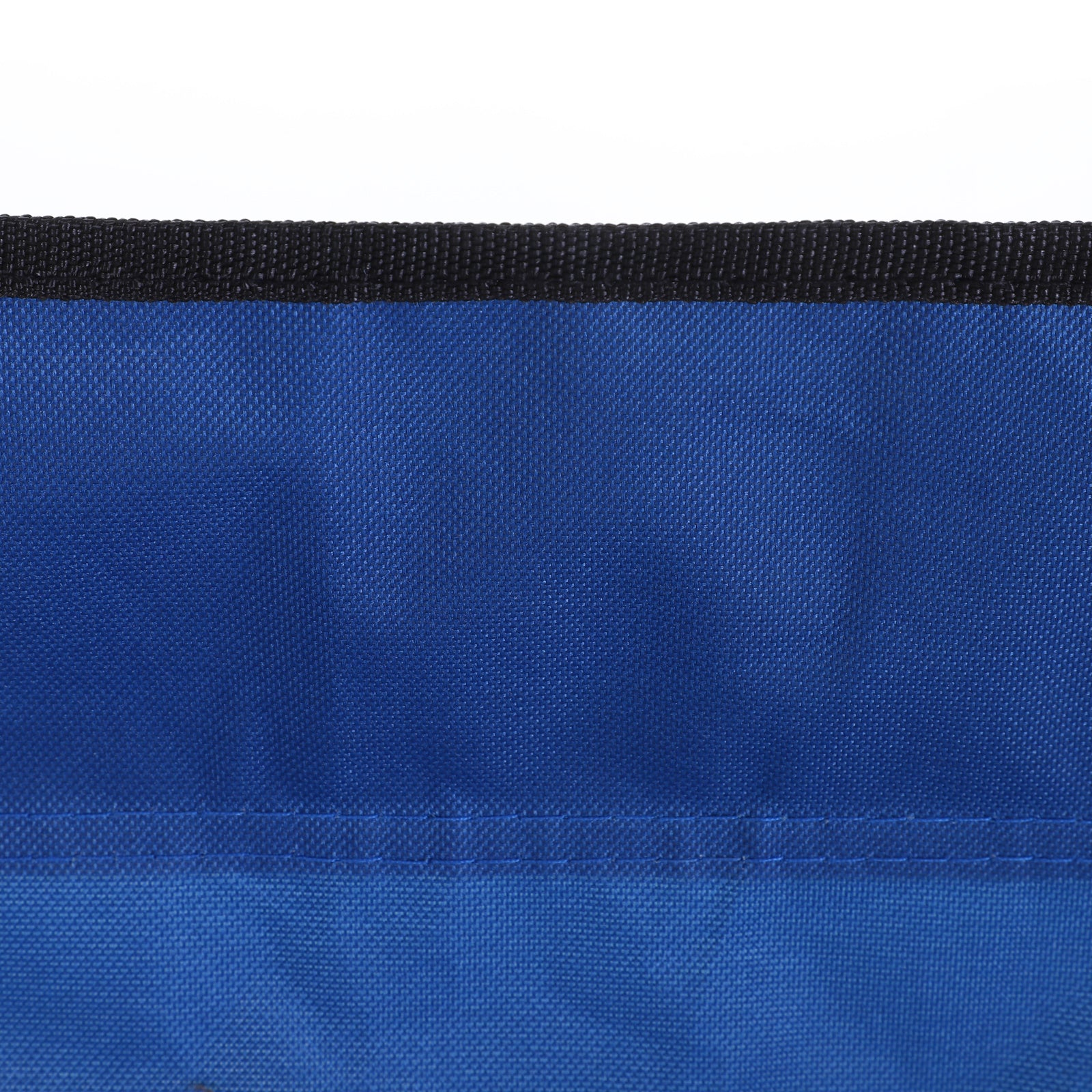 6 Seater Folding Steel Camping Bench with Cooler Bag Blue