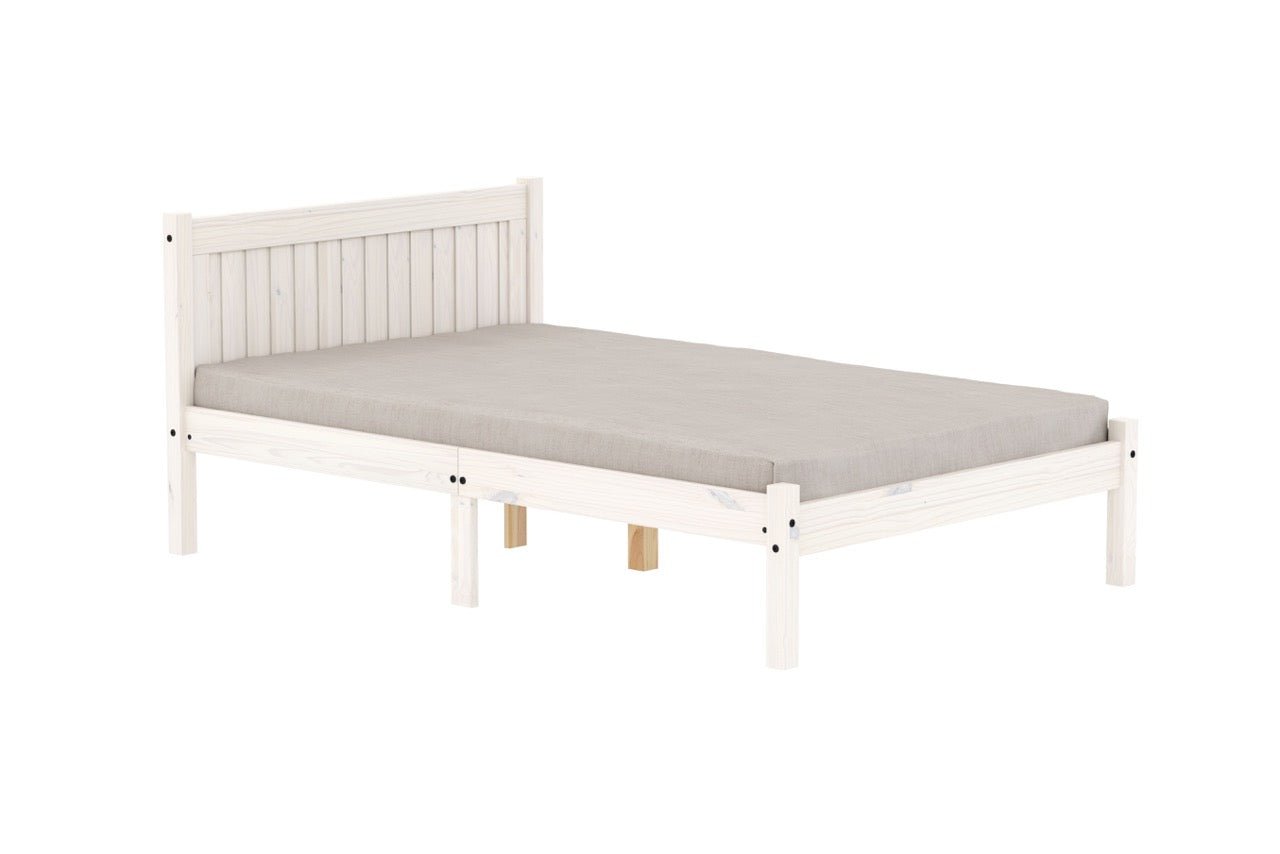 Rio Double Bed White - Bedzy UK modern and affordable home furniture England