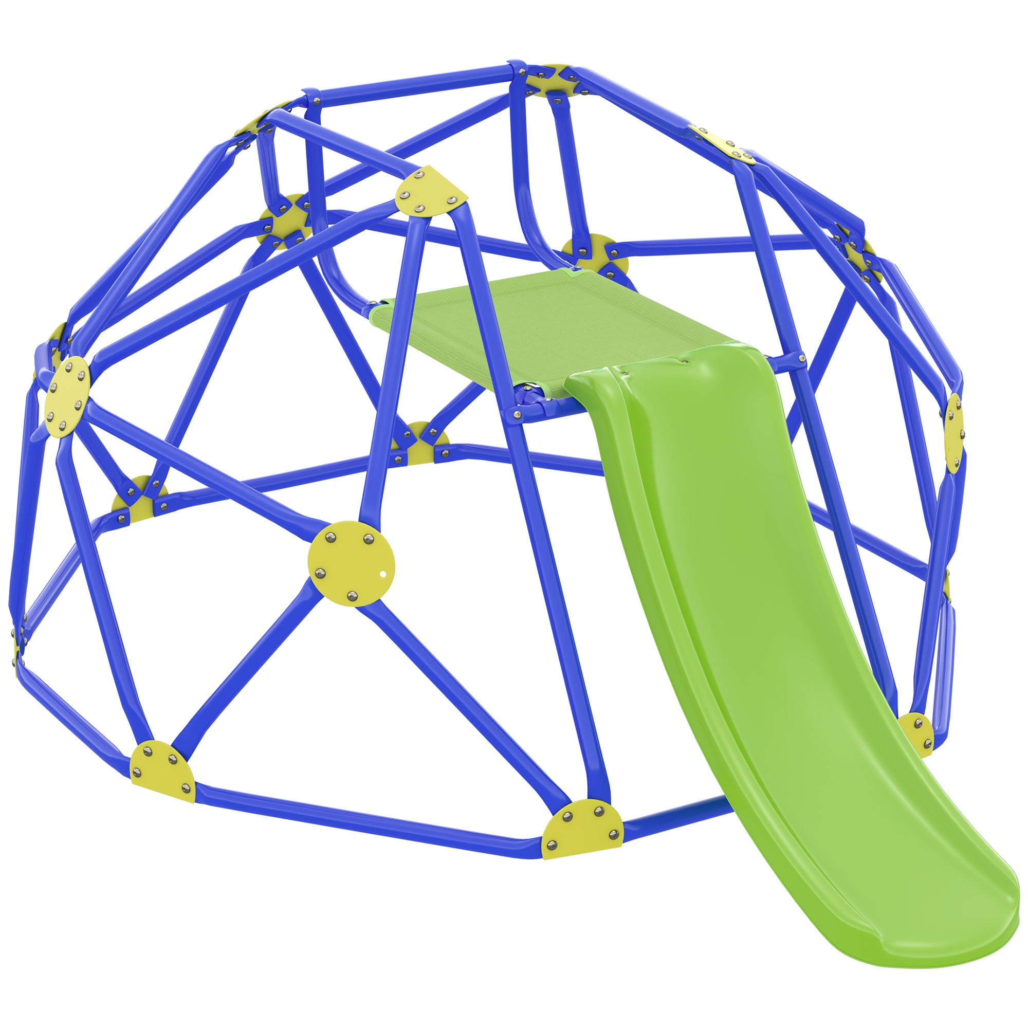 Kids Climbing Frame and Slide w/ Platform, for Ages 3-10 Years