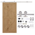 35-45mm Stainless Steel Sliding Door Track Kit - Silver