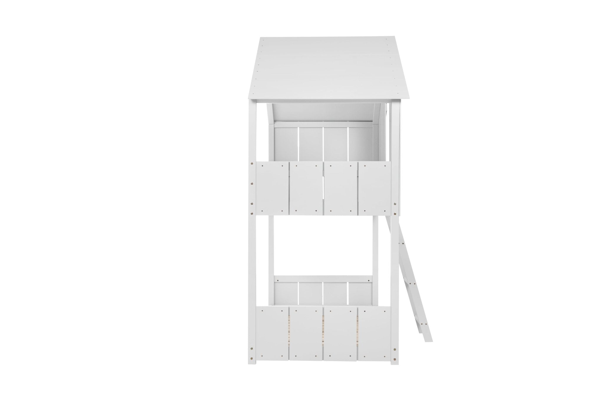 Safari Bunk Bed - White - Bedzy UK modern and affordable home furniture England