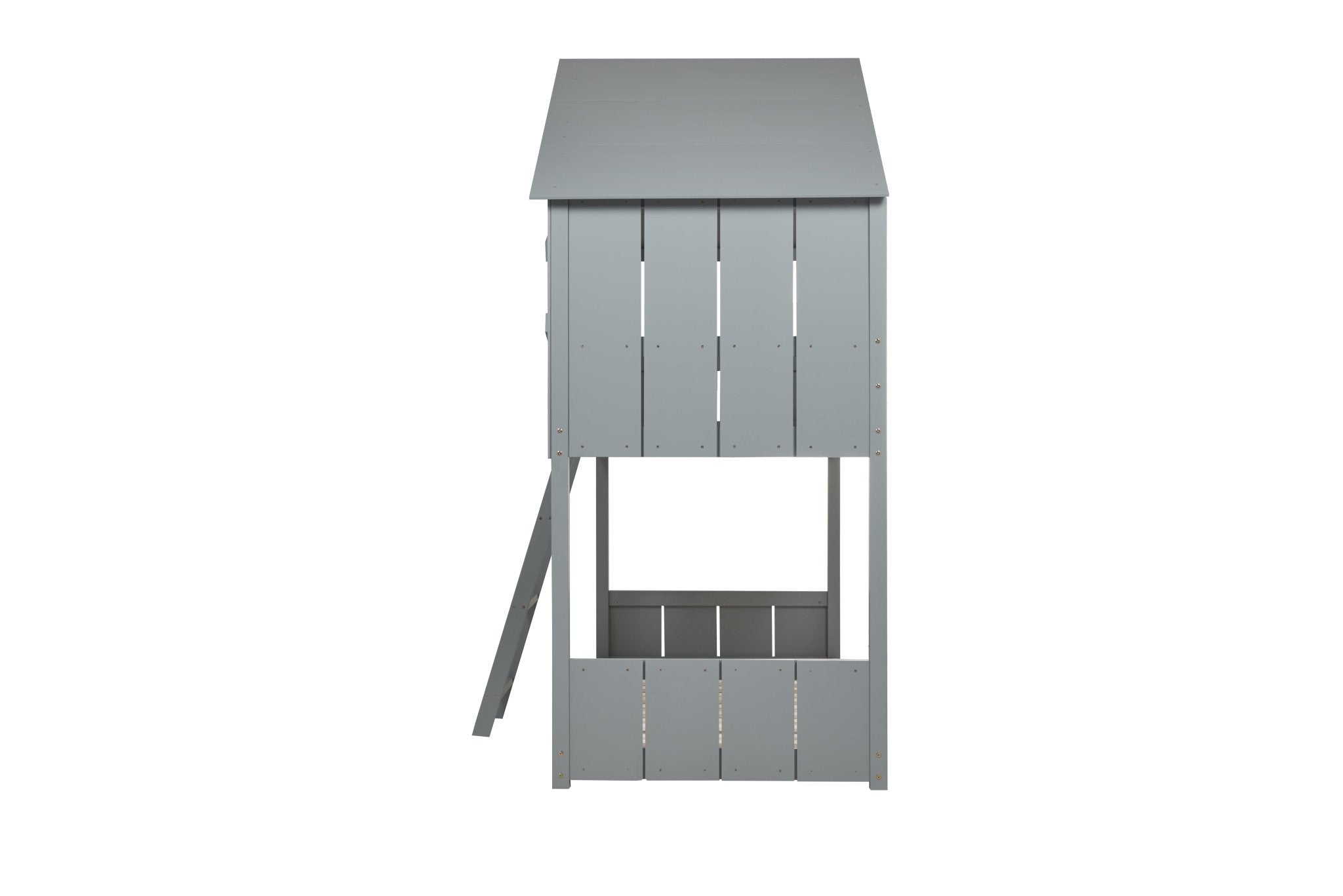 Safari Bunk Bed - Grey - Bedzy UK modern and affordable home furniture England