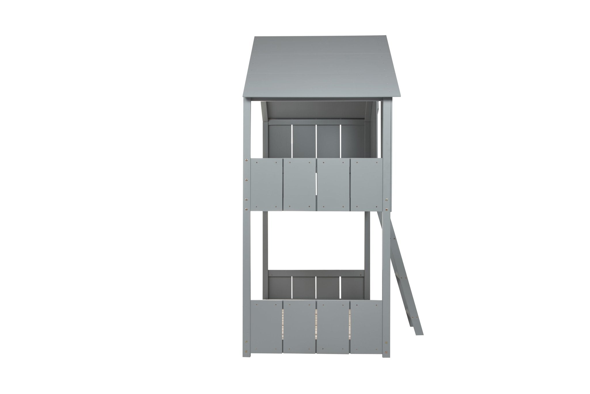 Safari Bunk Bed - Grey - Bedzy UK modern and affordable home furniture England