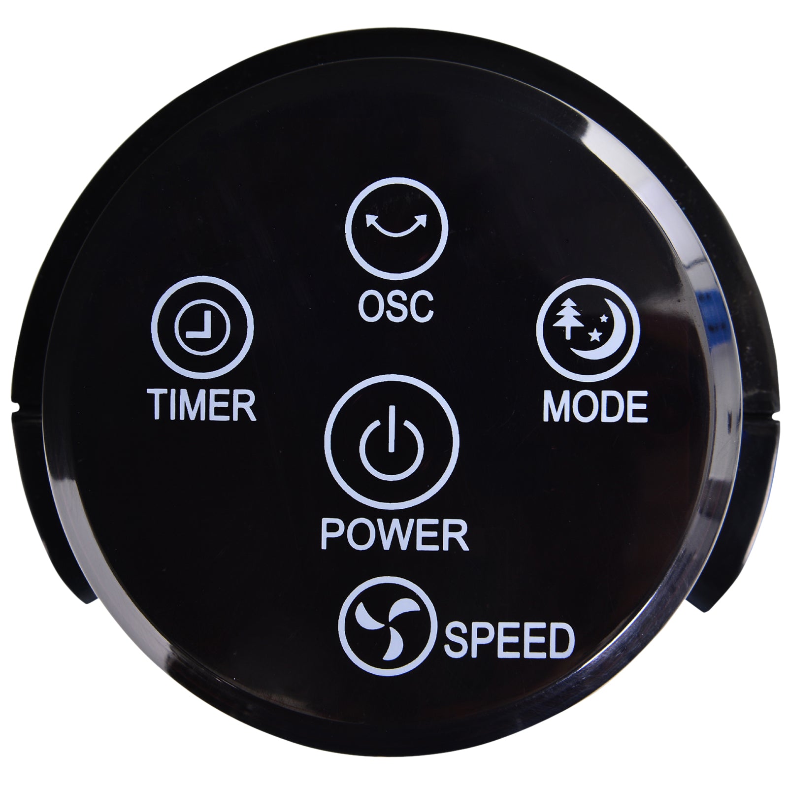 36" Tower Fan Oscillating 3 Speeds w/ Remote Control Timer Moving Head Quiet Operation Home Office Bedroom Black - 92H cm