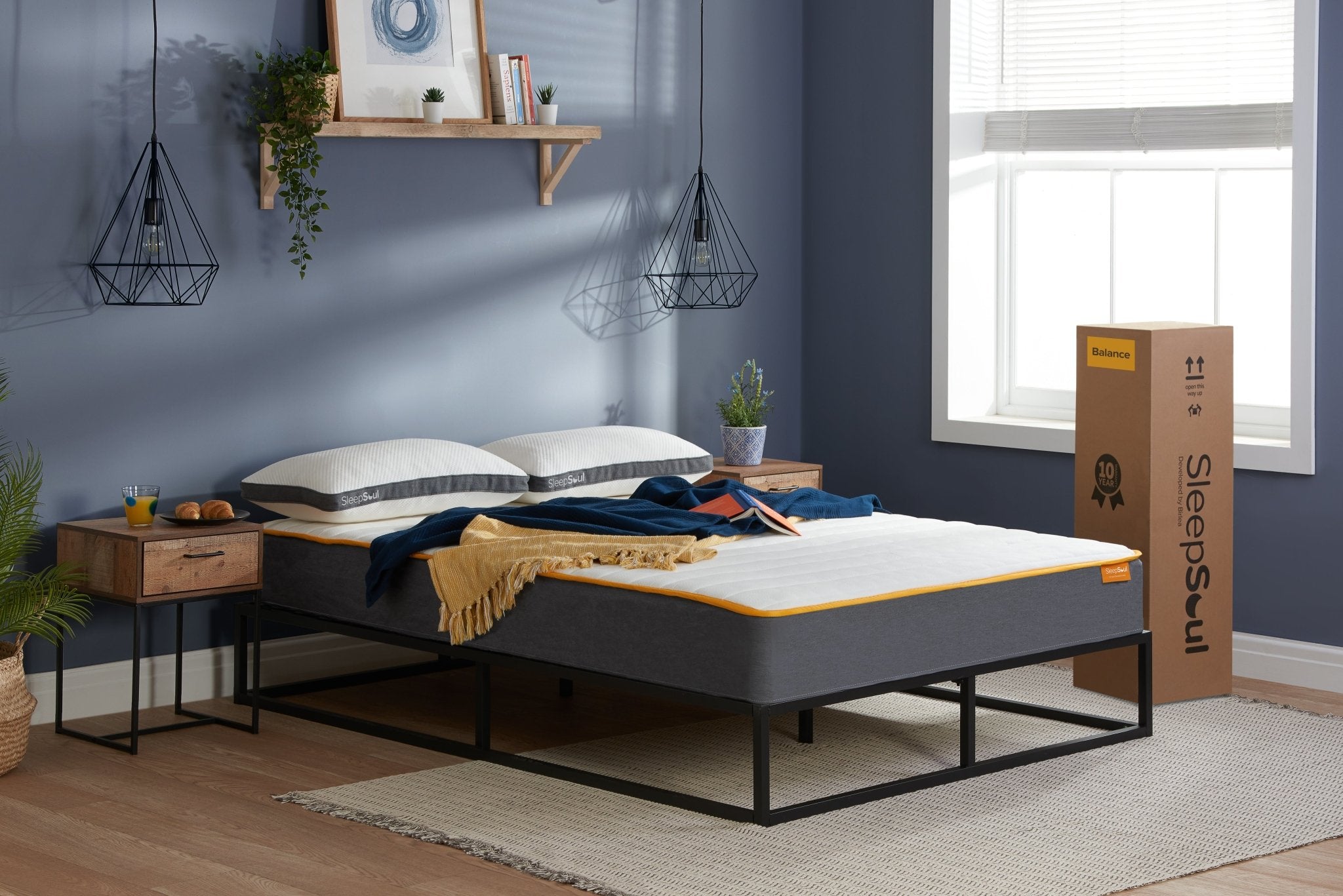 SleepSoul Balance Single Mattress (22CM Thickness) - Bedzy UK modern and affordable home furniture England