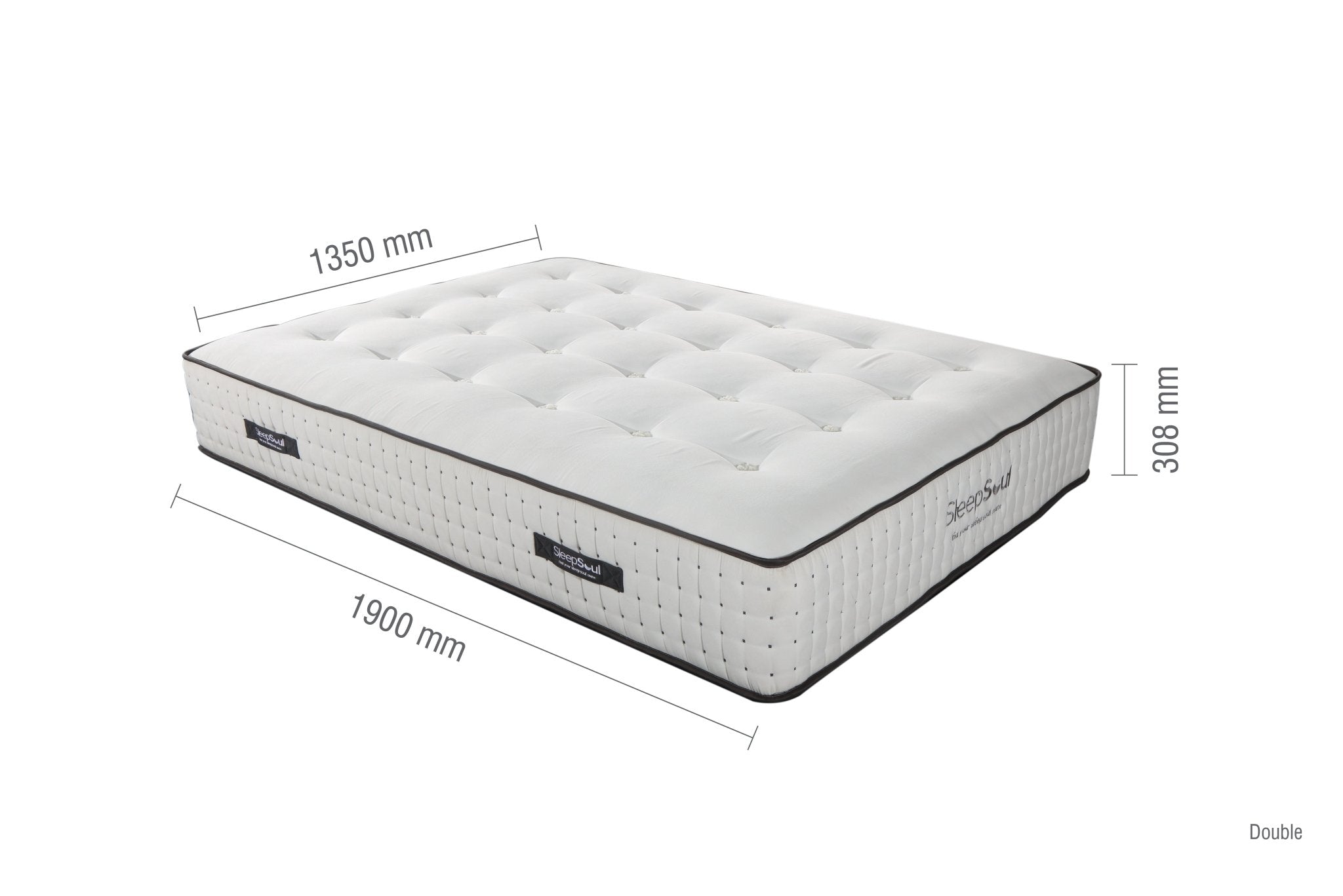 Sleepsoul Harmony Double Mattress (31CM Thickness) - Bedzy UK modern and affordable home furniture England