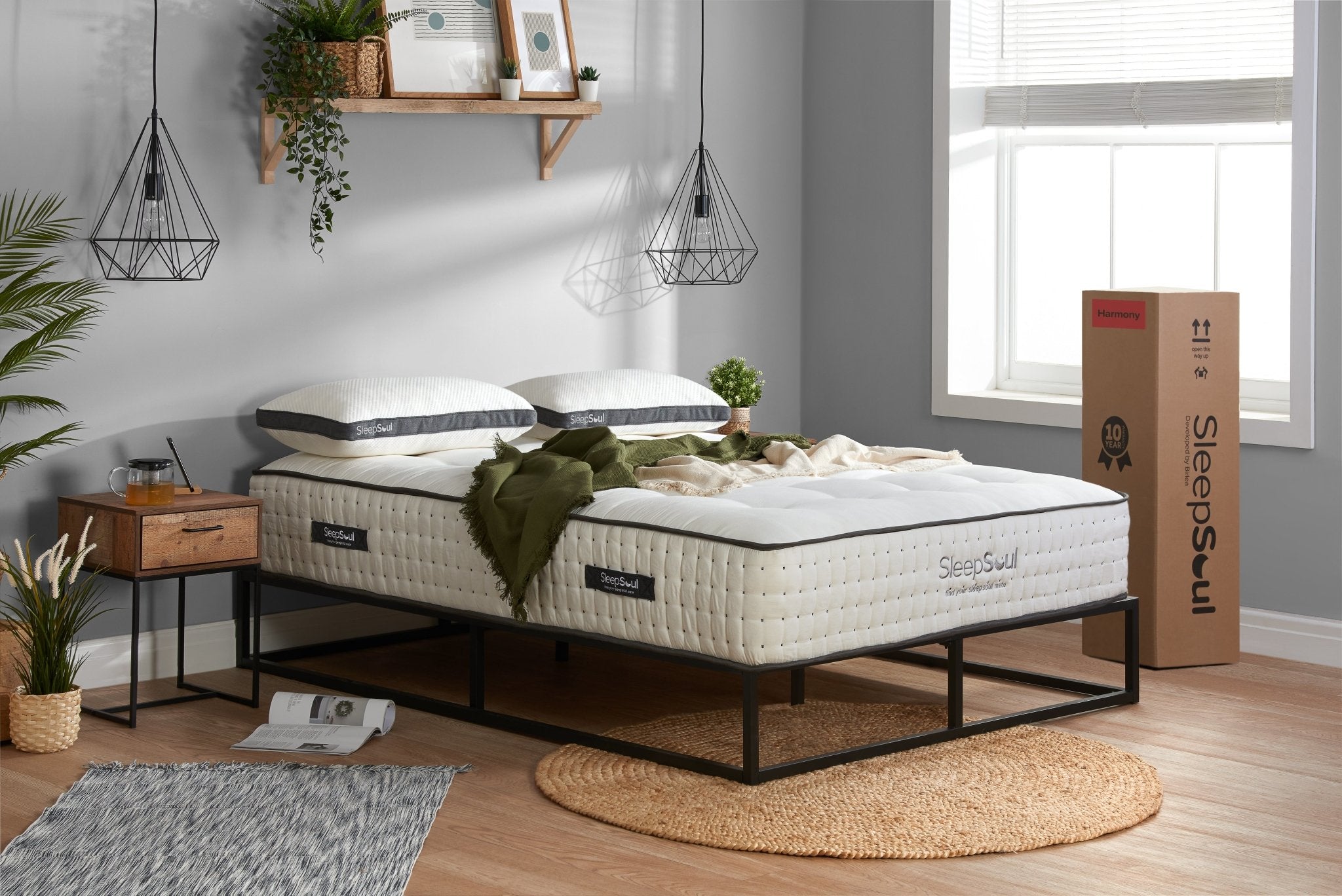 Sleepsoul Harmony Single Mattress (30CM Thickness) - Bedzy UK modern and affordable home furniture England