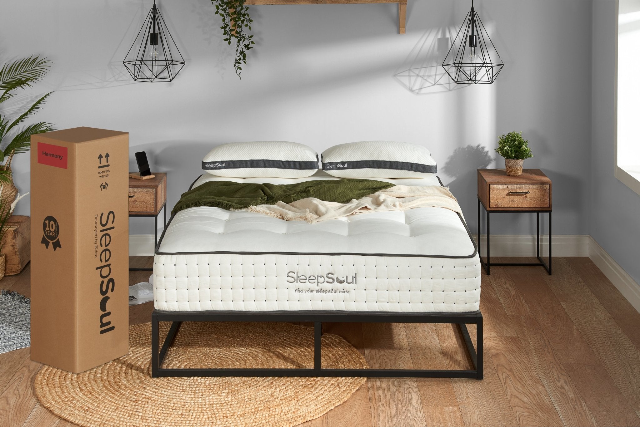 Sleepsoul Harmony Single Mattress (30CM Thickness) - Bedzy UK modern and affordable home furniture England