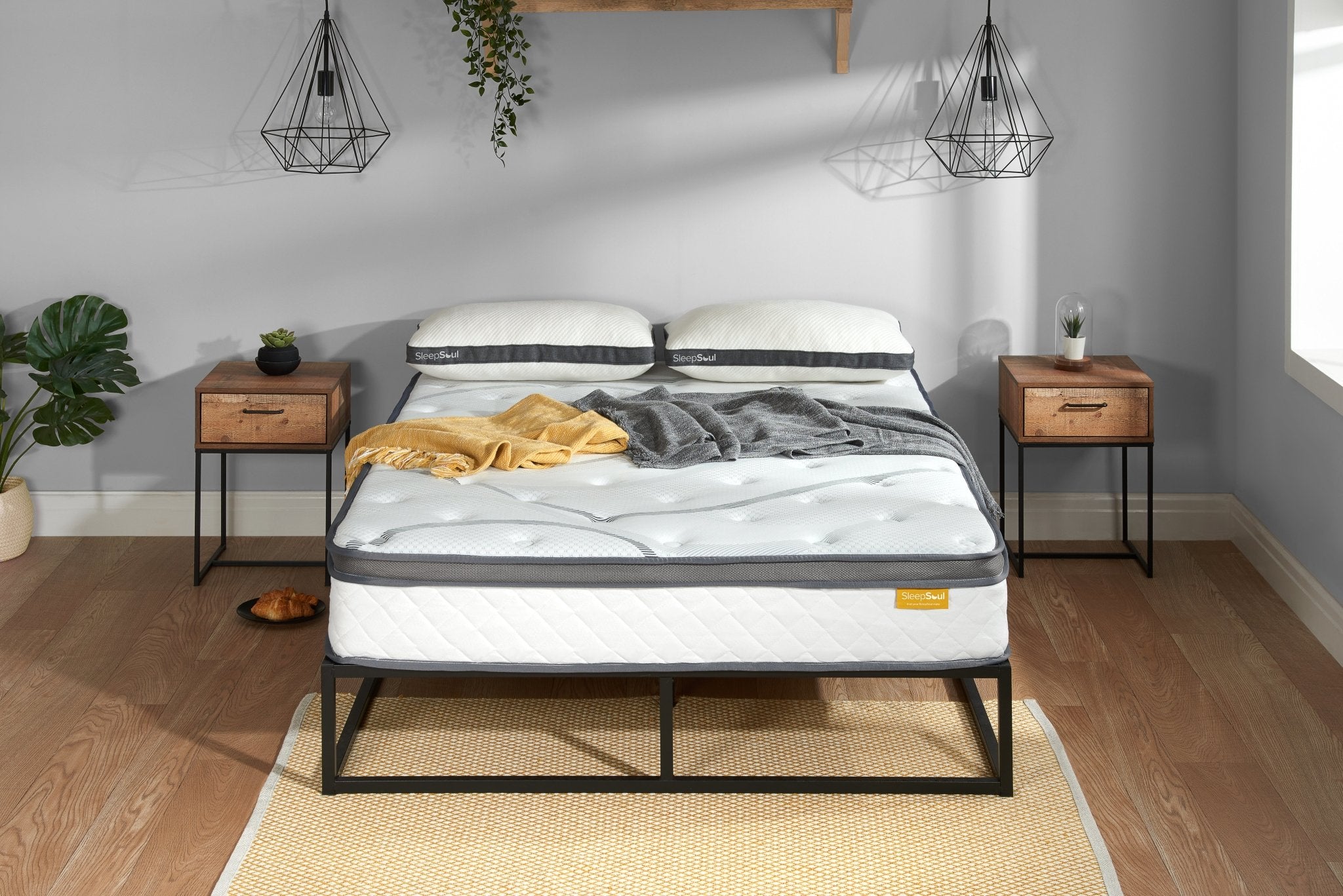 SleepSoul Heaven Single Mattress (25CM Thickness) - Bedzy UK modern and affordable home furniture England