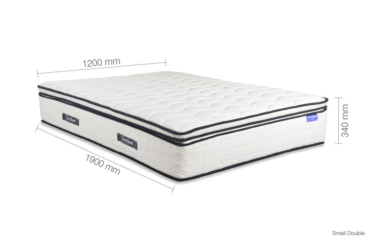 SleepSoul Space Double Mattress (34CM Thickness) - Bedzy UK modern and affordable home furniture England