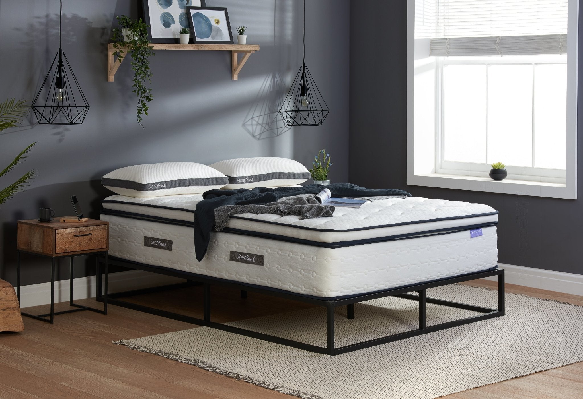 SleepSoul Space King Mattress (34CM Thickness) - Bedzy UK modern and affordable home furniture England