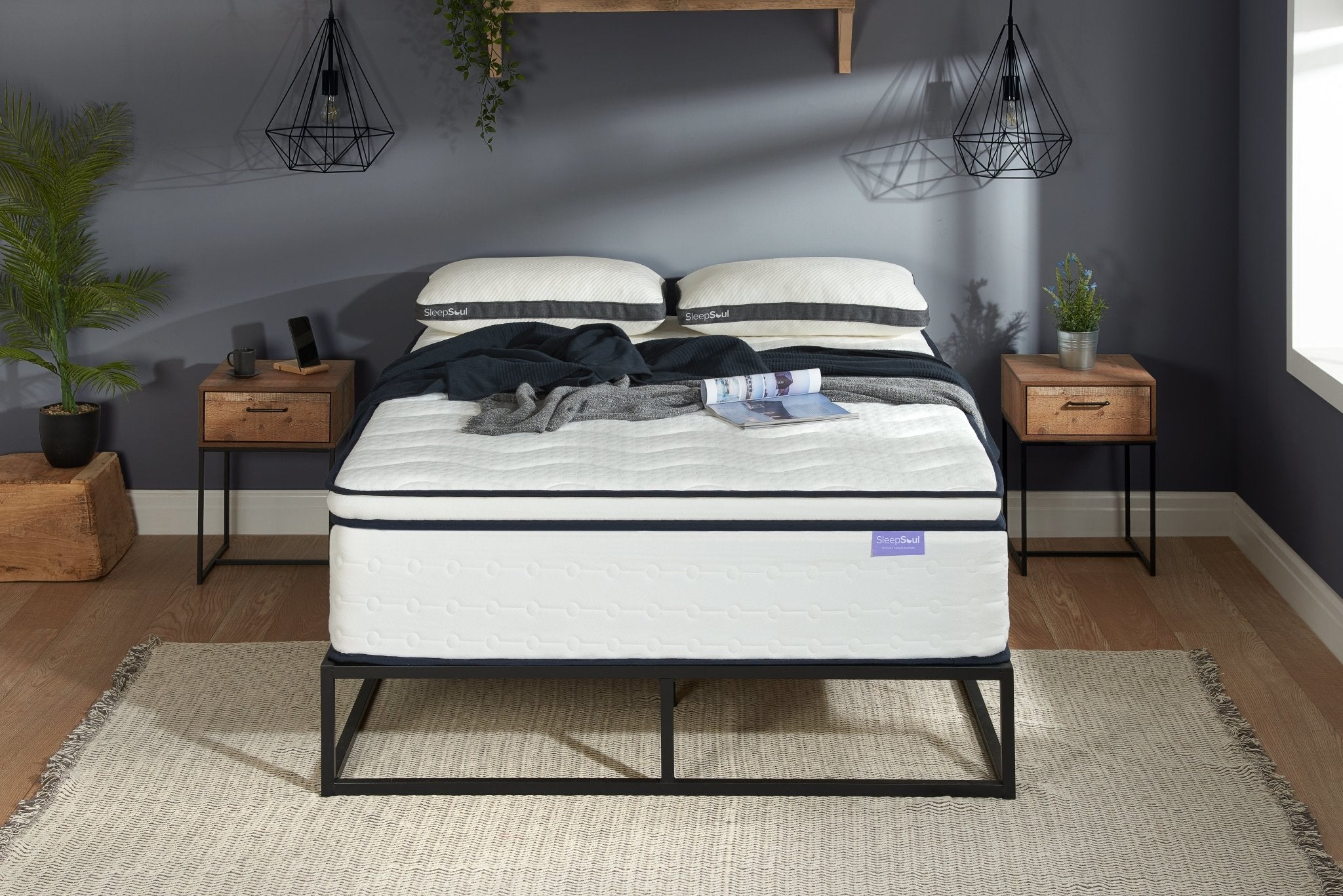 SleepSoul Space Super King Mattress (34CM Thickness) - Bedzy UK modern and affordable home furniture England