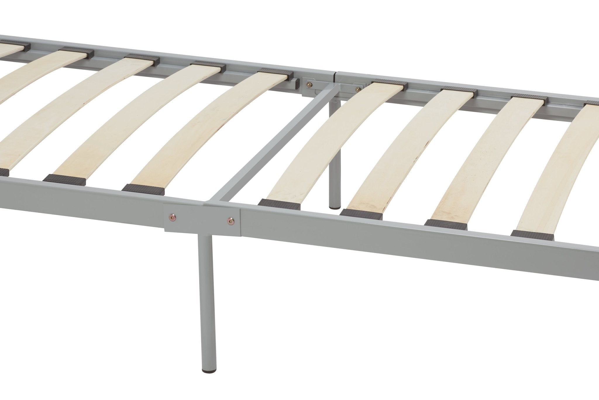 Solo Single Bed - Silver - Bedzy UK modern and affordable home furniture England