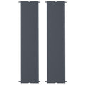 2 Pcs UV Protection Replacement Canopy for 3x3m Pergola - Dark Grey