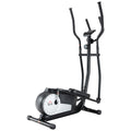 Elliptical Cross Trainer with 8-Level Magnetic Resistance & Heart Rate Sensor - Black
