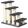 4-Step Pet Stairs for Small & Older Dogs and Cats - Navy Blue