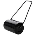 Heavy Duty Garden Lawn Roller 46L Water Sand Filled Push Tow Manual - Black