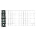 61cm x 1000cm Foldable PVC Coated Chicken Wire Mesh Garden Fence Roll for Poultry and Rabbits - Green