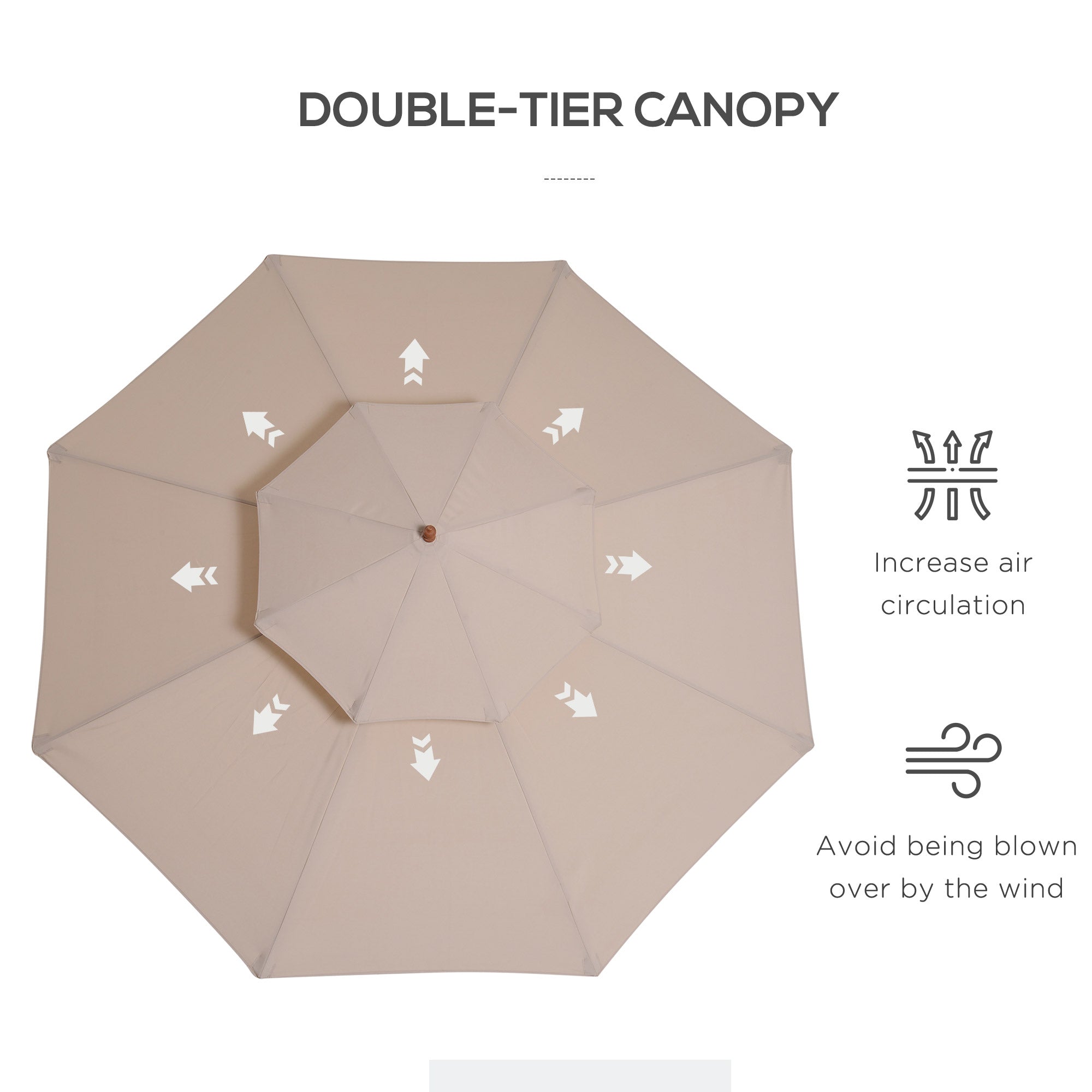 Outdoor Umbrella Beige