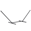 Extra Long Metal Hammock Stand for Garden and Camping - Black