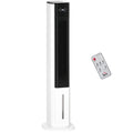 42 Inch Portable Air Cooler and Humidifier with Remote Control - White