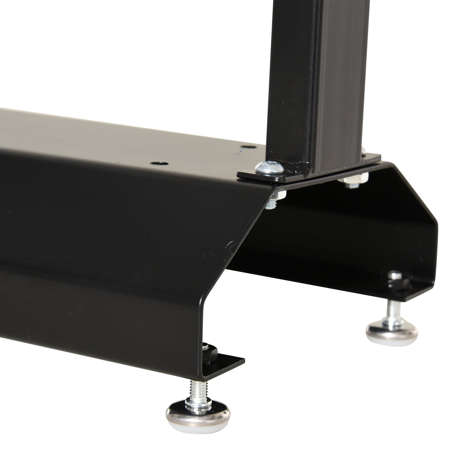 Motorcycle & Bicycle Wheel Lifting Balance Stand with Rotating Adjustment - Black